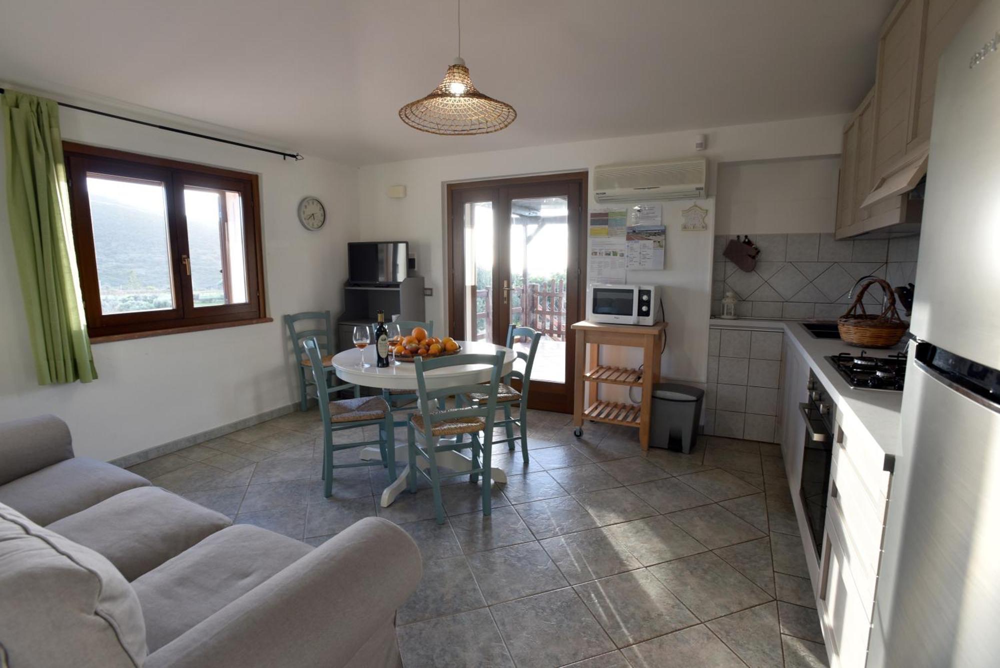 Casa Nel Vigneto Con Vista Mare Appartement Magomadas Buitenkant foto